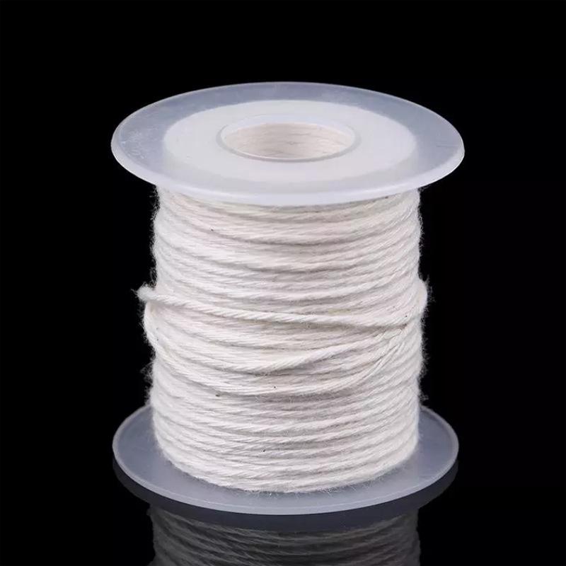Premium Cotton Candle Wick Roll 61m 24 Strand Braided Wick for DIY Candle Making