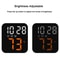 Smart LED Digital Wall Clock With Temperature Display And Dual Alarms For Bedroom Office 3