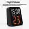 Smart LED Digital Wall Clock With Temperature Display And Dual Alarms For Bedroom Office 6