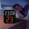 Smart LED Digital Wall Clock With Temperature Display And Dual Alarms For Bedroom Office 7