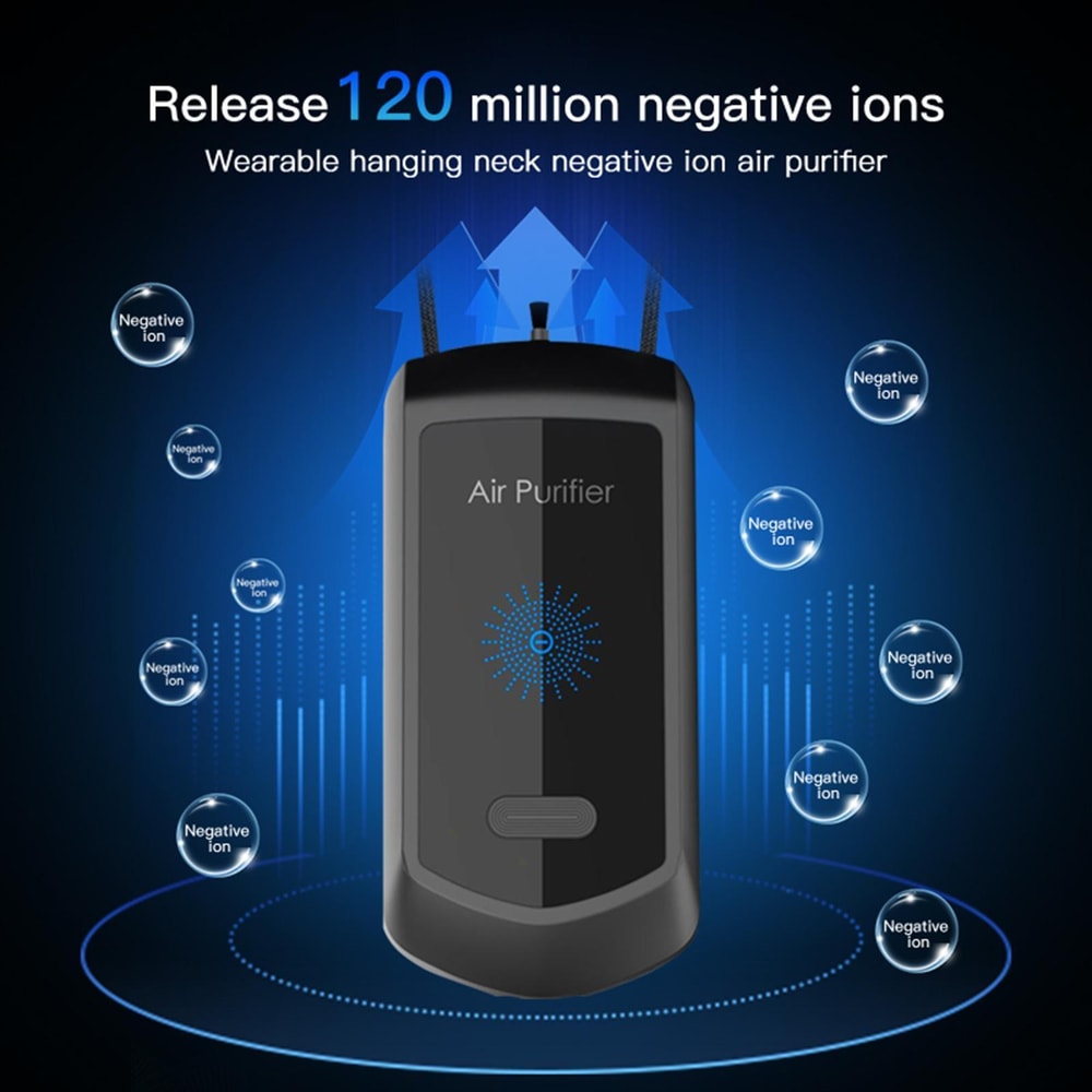 Wearable Negative Ion Air Purifier Necklace Mini Portable Personal Air Cleaner 5