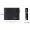Men RFID Leather Zip Wallet Large Capacity Multi Card Holder With Coin Pocket 3