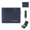 Men RFID Leather Zip Wallet Large Capacity Multi Card Holder With Coin Pocket 7