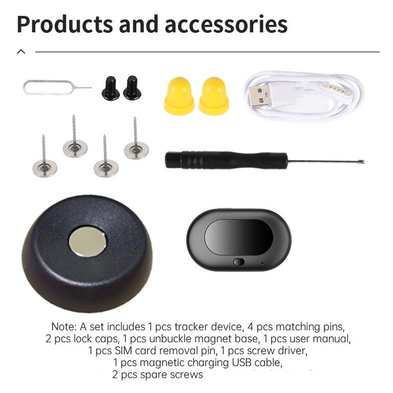 Smart GPS Pet Tracker Collar Waterproof IP67 Real Time Location Anti Loss Device 8