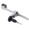 Removable Glass Sliding Door Lock with Key, No Drill Cabinet Door Lock for Secure Displays
