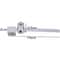 Removable Glass Sliding Door Lock with Key, No Drill Cabinet Door Lock for Secure Displays