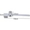 Removable Glass Sliding Door Lock with Key, No Drill Cabinet Door Lock for Secure Displays