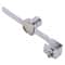 Removable Glass Sliding Door Lock with Key, No Drill Cabinet Door Lock for Secure Displays