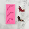 3D High Heel Silicone Mold For Chocolate Fondant Resin Crafts 7