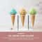 Acrylic Ice Cream Cone Display Stand Rack For Desserts Events 5