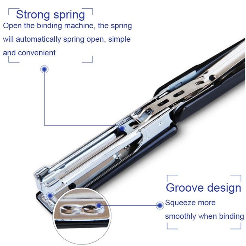 Portable Metal Stapler With Remover Compact Desk Stapler For Office And School 3