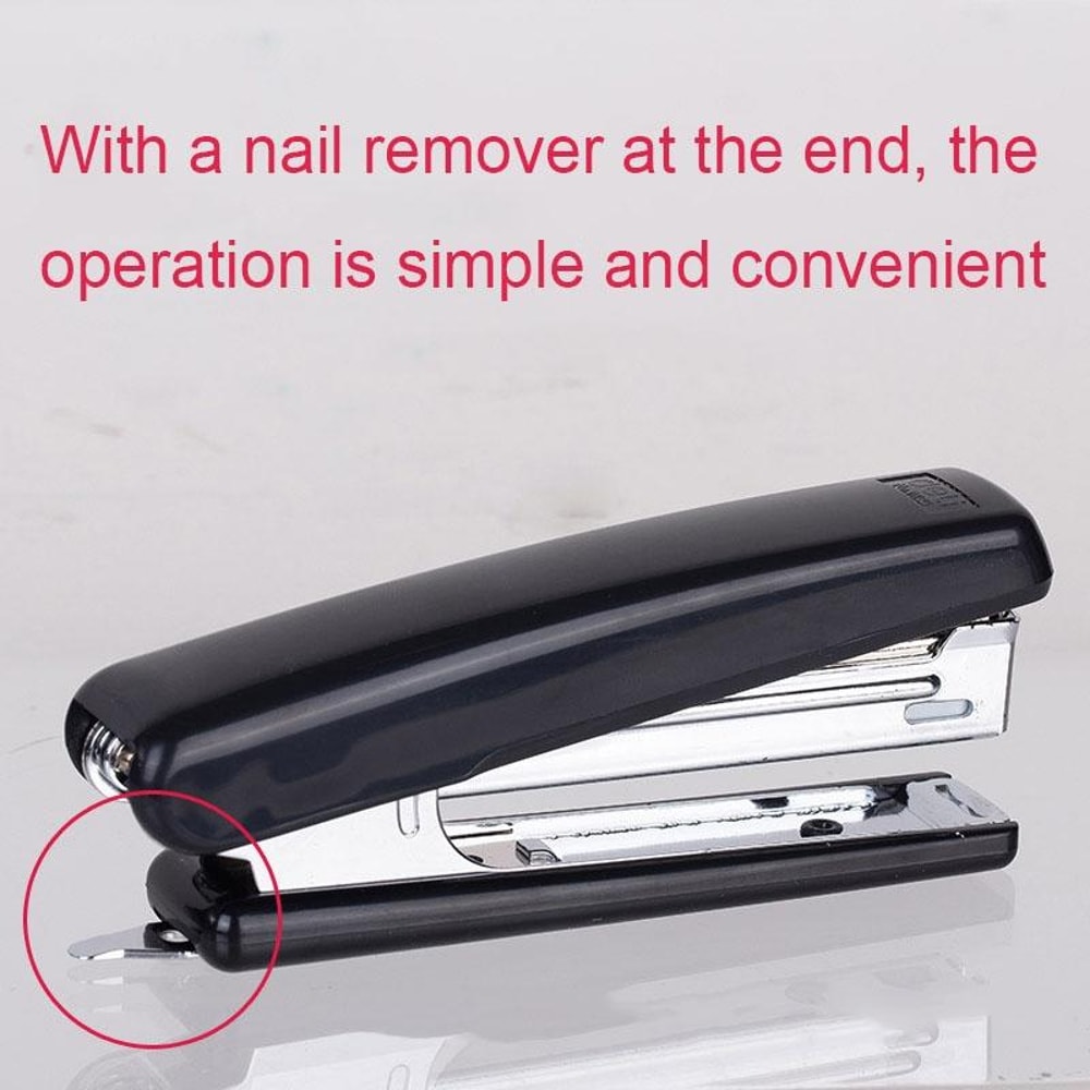 Portable Metal Stapler With Remover Compact Desk Stapler For Office And School 4