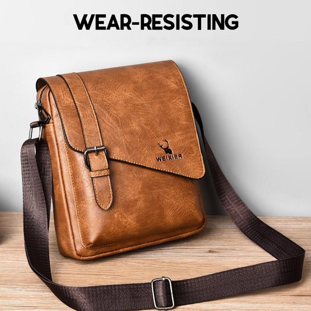 Vintage Canvas Crossbody Messenger Bag Large Capacity Shoulder Backpack 9
