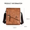 Vintage Canvas Crossbody Messenger Bag Large Capacity Shoulder Backpack 4