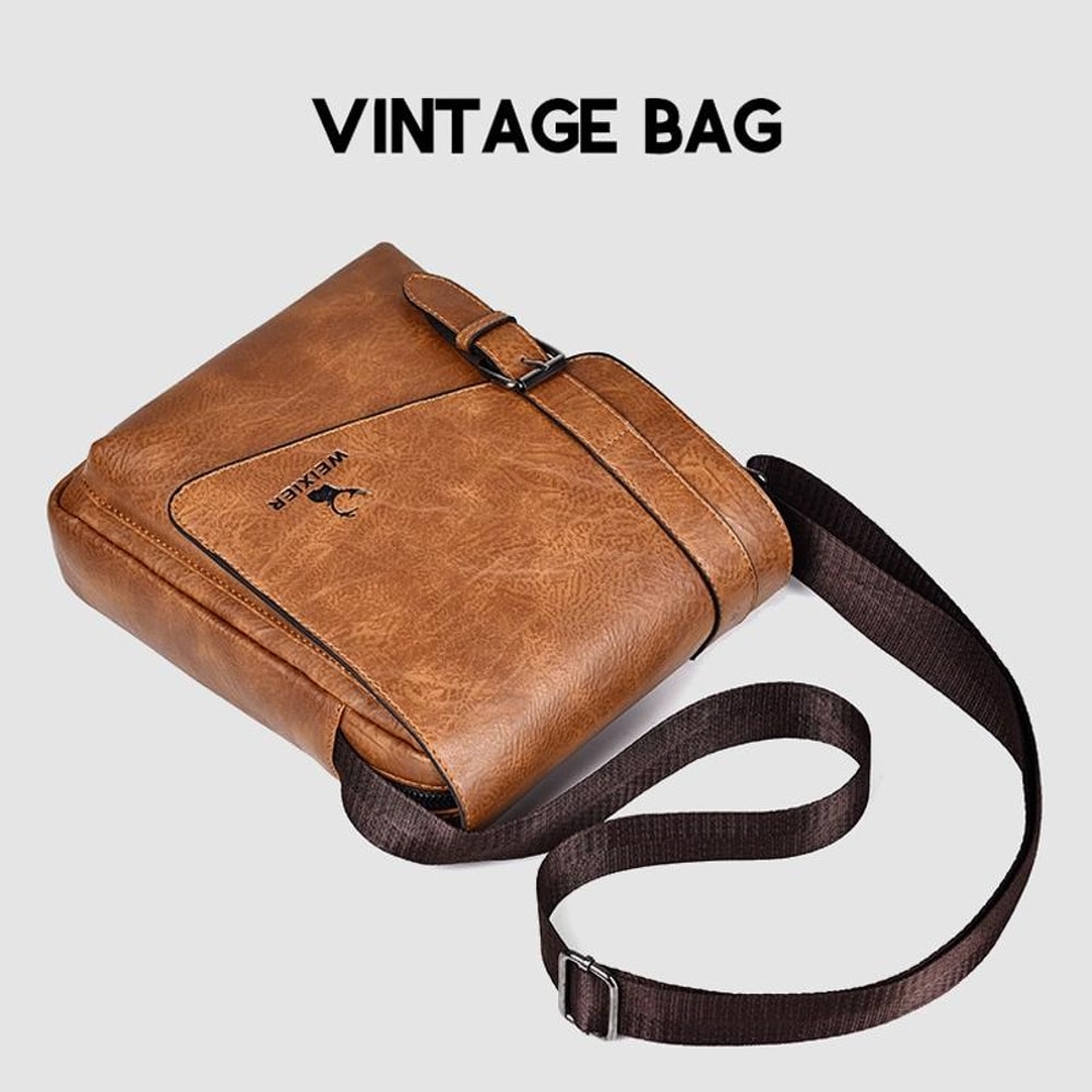 Vintage Canvas Crossbody Messenger Bag Large Capacity Shoulder Backpack 8