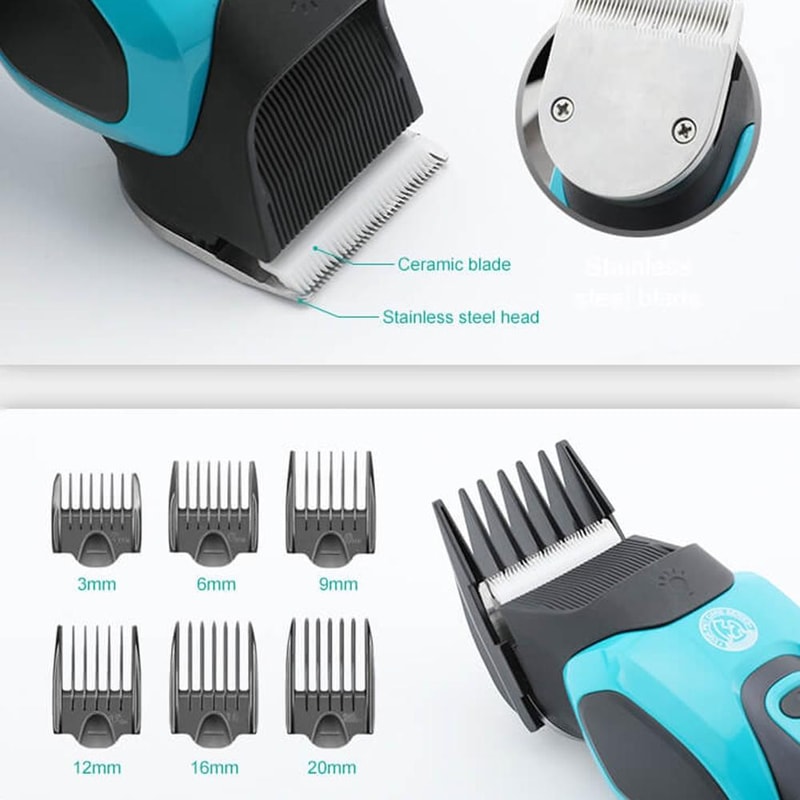 VGR V208 Quiet Pet Grooming Clippers With LED Display Cordless Dog Hair Trimmer 4