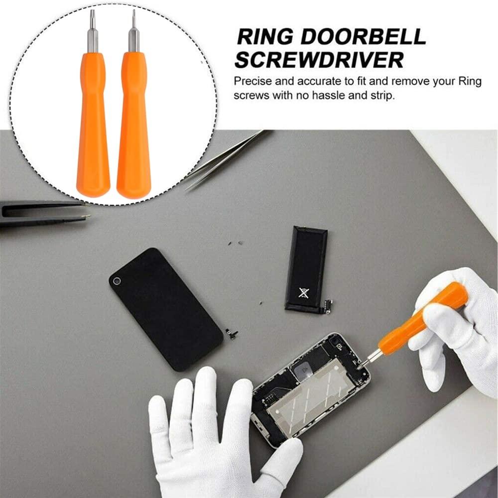 2-in-1 Ring Doorbell Screwdriver Torx T6 T15 Magnetic Tool for Easy Battery Replacement