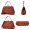 Vintage Leather Crossbody Bag With Buckle Adjustable Strap For Women Everyday Shoulder Handbag 3