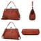 Vintage Leather Crossbody Bag With Buckle Adjustable Strap For Women Everyday Shoulder Handbag 3
