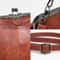 Vintage Leather Crossbody Bag With Buckle Adjustable Strap For Women Everyday Shoulder Handbag 5