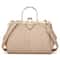 Vintage Leather Crossbody Bag with Buckle Adjustable Strap for Women Everyday Shoulder Handbag
