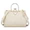 Vintage Leather Crossbody Bag with Buckle Adjustable Strap for Women Everyday Shoulder Handbag
