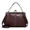 Vintage Leather Crossbody Bag With Buckle Adjustable Strap For Women Everyday Shoulder Handbag 10