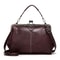 Vintage Leather Crossbody Bag With Buckle Adjustable Strap For Women Everyday Shoulder Handbag 10