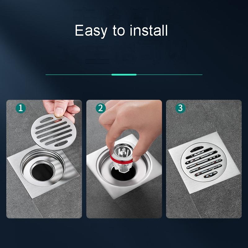 Universal Floor Drain Deodorizer Core With Anti Odor Seal And Insect Barrier 5