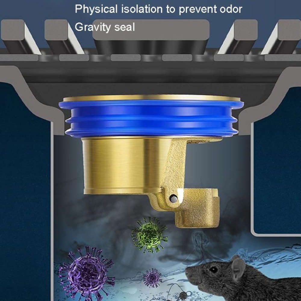 Universal Floor Drain Deodorizer Core With Anti Odor Seal And Insect Barrier 7