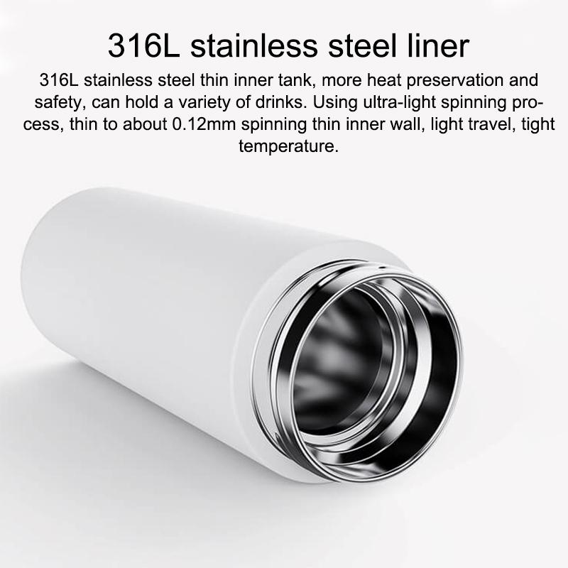 Pocket Thermos Mini Vacuum Flask 350ml Insulated Stainless Steel Travel Mug 1