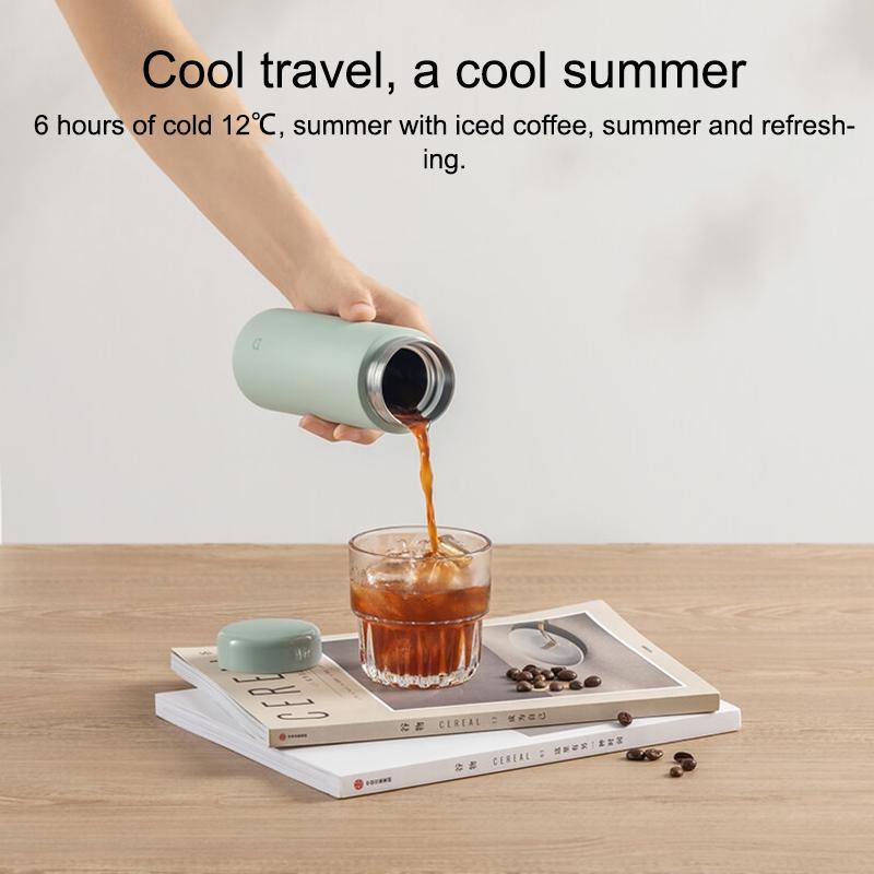 Pocket Thermos Mini Vacuum Flask 350ml Insulated Stainless Steel Travel Mug 3