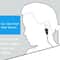 Precision Ear Clip Heart Rate Monitor Sensor for Treadmill & Fitness Equipment