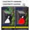 Solar Motion Sensor Alarm Light With Siren Remote Outdoor Security 6