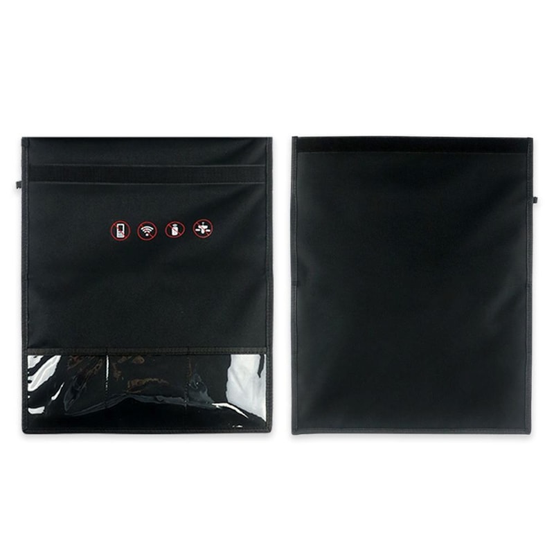 RFID Signal Blocking Faraday Bag for Phones, Car Keys & Devices Privacy Shield Pouch