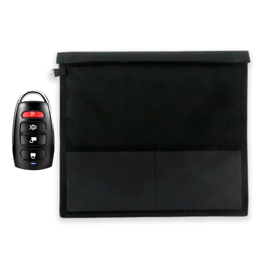 RFID Signal Blocking Faraday Bag for Phones, Car Keys & Devices Privacy Shield Pouch