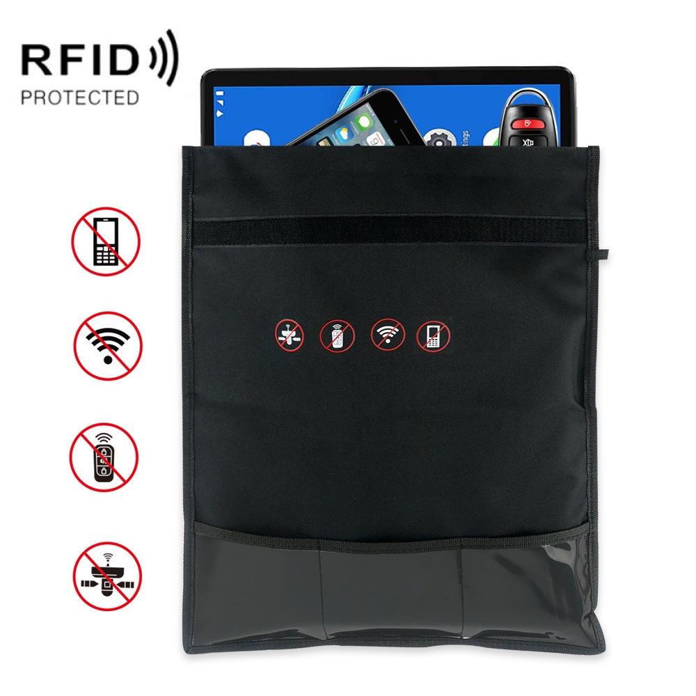 RFID Signal Blocking Faraday Bag for Phones, Car Keys & Devices Privacy Shield Pouch