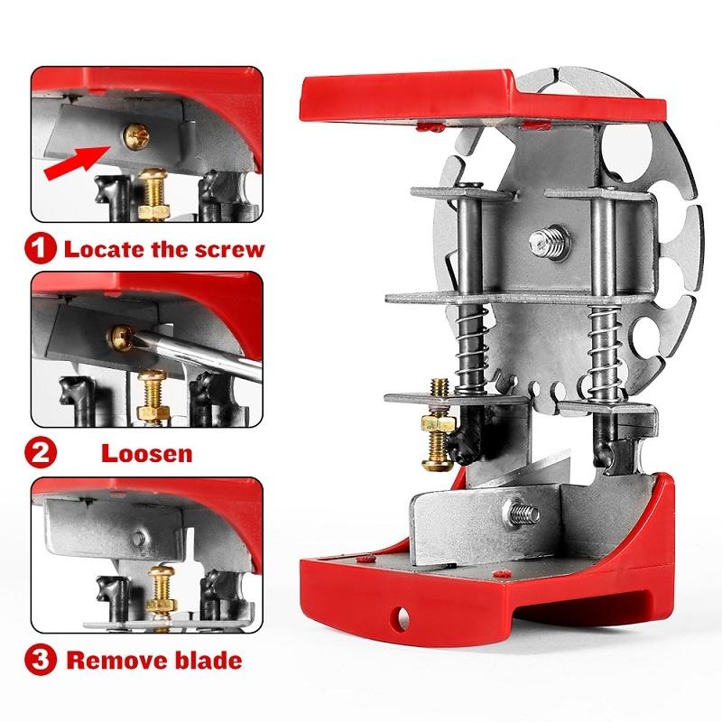 Stainless Steel Wire Stripper Tool Adjustable Handheld Automatic Wire Stripper With MultiGauge Prec 2