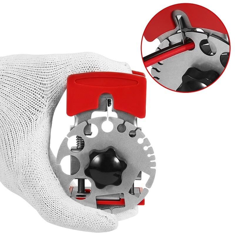 Stainless Steel Wire Stripper Tool Adjustable Handheld Automatic Wire Stripper With MultiGauge Prec 3