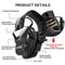 Electronic Noise Cancelling Headphones with Adjustable Fit & Foldable Design for Work and Shooting