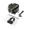 Electronic Noise Cancelling Headphones with Adjustable Fit & Foldable Design for Work and Shooting