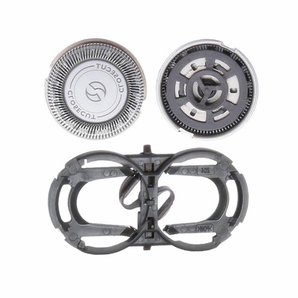 Philips Compatible Replacement Shaver Heads Kit With Holder For Smooth Close Shave 3