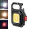 Mini Keychain Flashlight USB Rechargeable Pocket LED Torch 0