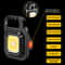 Mini Keychain Flashlight USB Rechargeable Pocket LED Torch 3