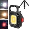 Mini Keychain Flashlight USB Rechargeable Pocket LED Torch