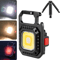 Mini Keychain Flashlight USB Rechargeable Pocket LED Torch 7