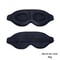 3D Silk Sleep Eye Mask with Nose Wing, Breathable Memory Foam Light Blocking Mask