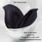3D Silk Sleep Eye Mask with Nose Wing, Breathable Memory Foam Light Blocking Mask