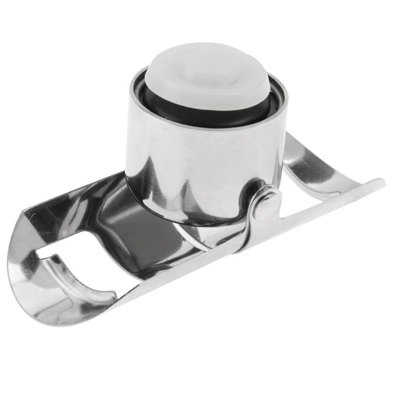Stainless Steel Wine Stopper Set Airtight Champagne Bottle Sealer