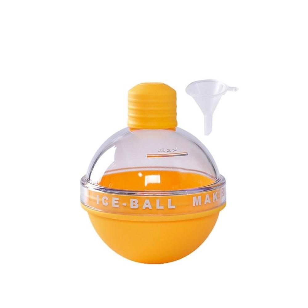 2PCS Large Sphere Whiskey Ice Ball Mold Set With Funnel Slow Melting Ice Maker 9